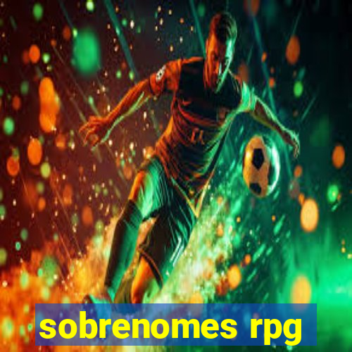 sobrenomes rpg